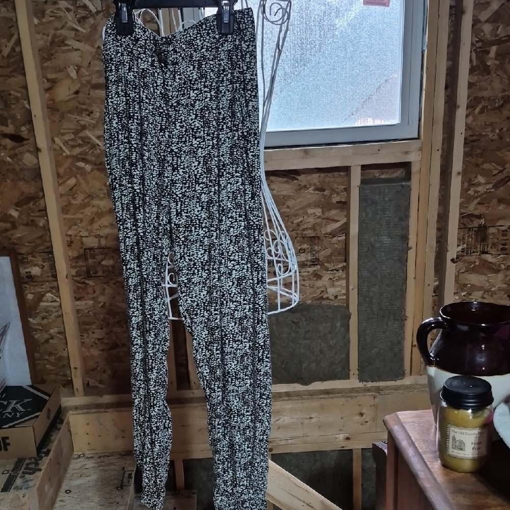 Black and White Women's Pants